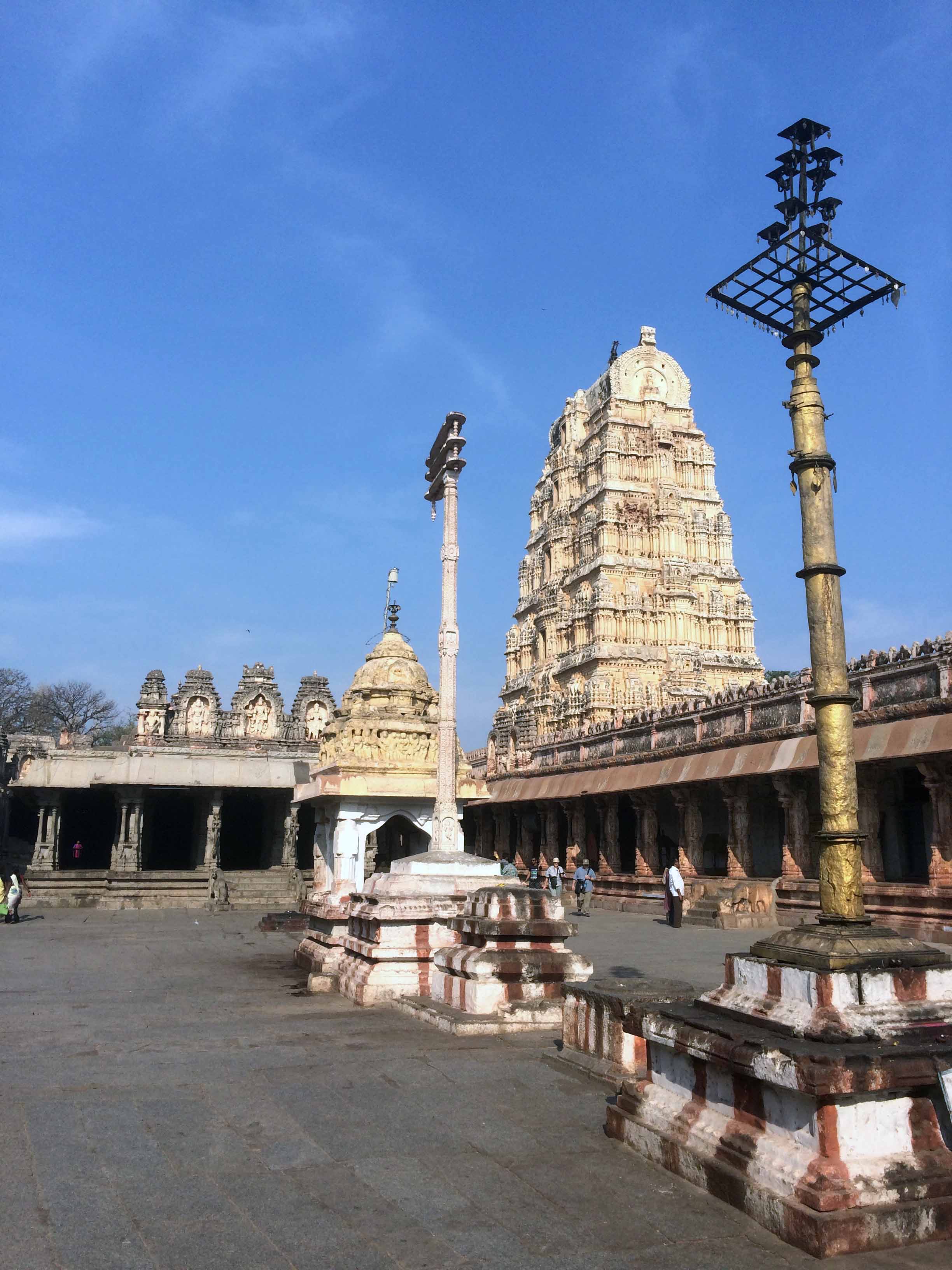 Temple Courtyard — Andhra Pradesh