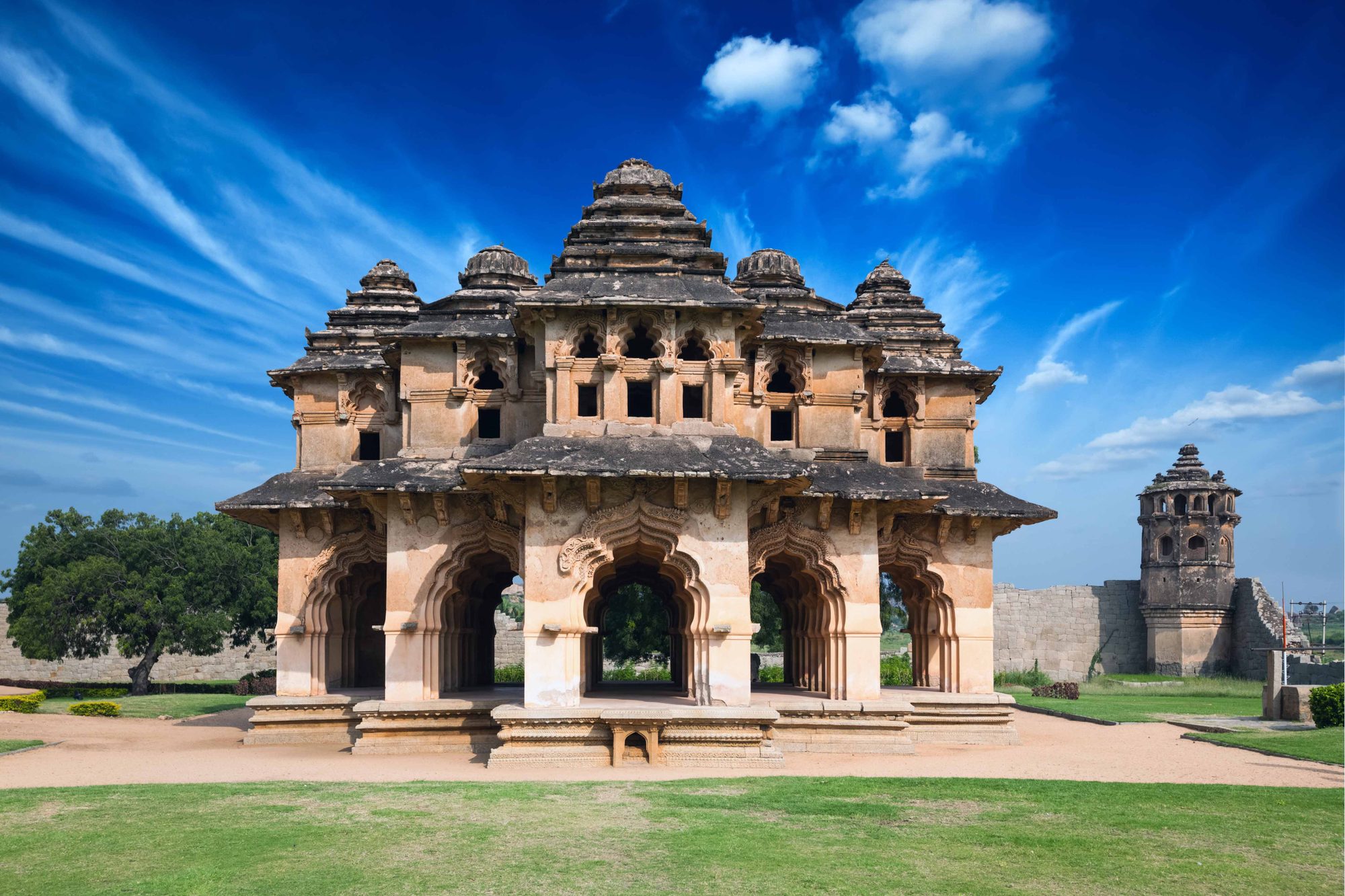 Lotus Mahal, Blue Sky — Andhra Pradesh